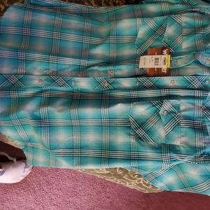 Wrangler Women's Button Snap Short Sleeve Shirt